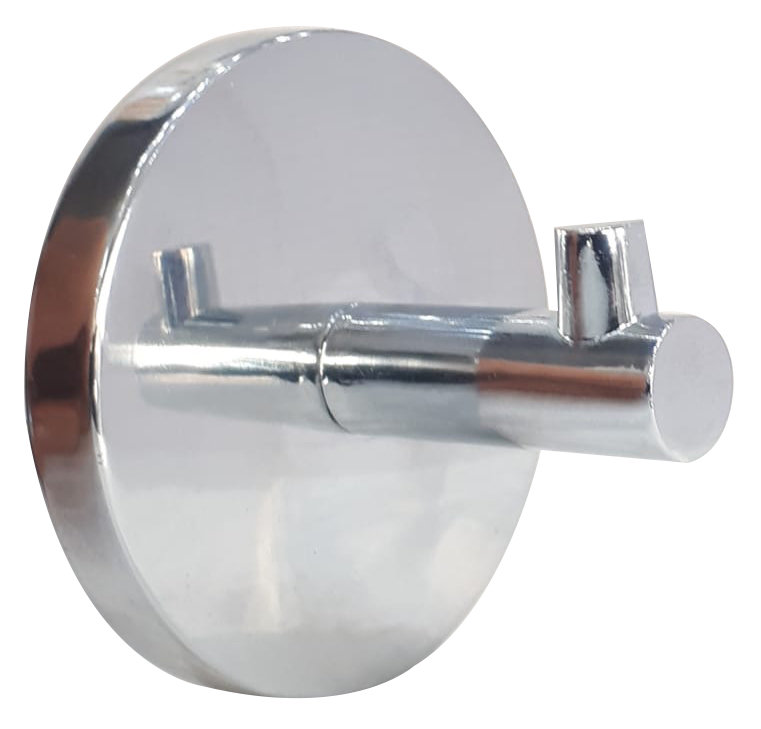 Robustline Coat Hook With Round Plate CH165 Premium Hardware for Door Cabinet Window Furniture and Interior Use